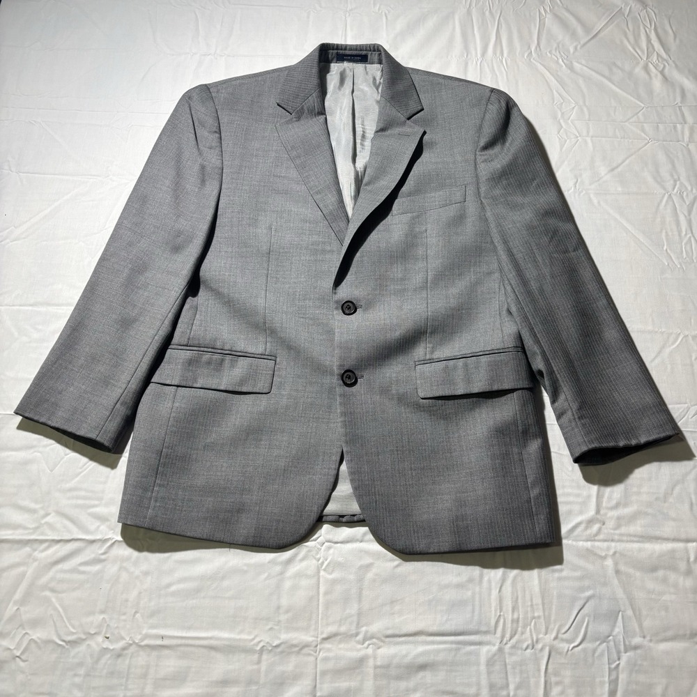 Ralph Lauren Blazer Houndstooth Men's Silk Wool Gray